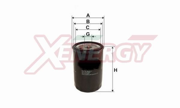 AP XENERGY X153160 Oil filter 152 08V 400 0