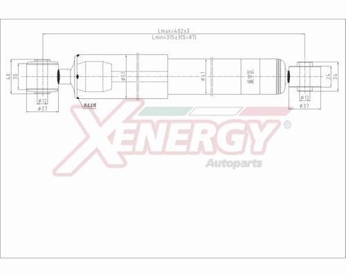 AP XENERGY X810551 Shock absorber 82006-75679