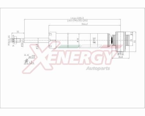 AP XENERGY X814341 Shock absorber 8E0513033H