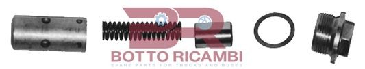 BOTTO RICAMBI Spring, oil pressure valve oil pump BRM7012 buy