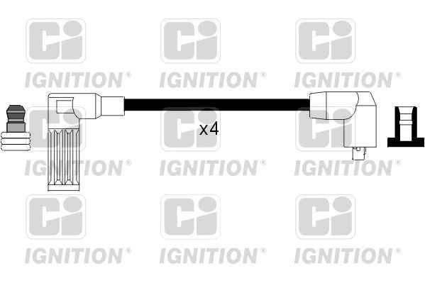 QUINTON HAZELL Wire Wound Cable CI Ignition Lead Set XC1007 buy