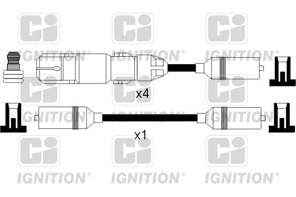 QUINTON HAZELL CI Ignition Lead Set XC1043 buy