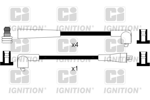 QUINTON HAZELL XC421 Ignition Cable Kit 8BBJ18140