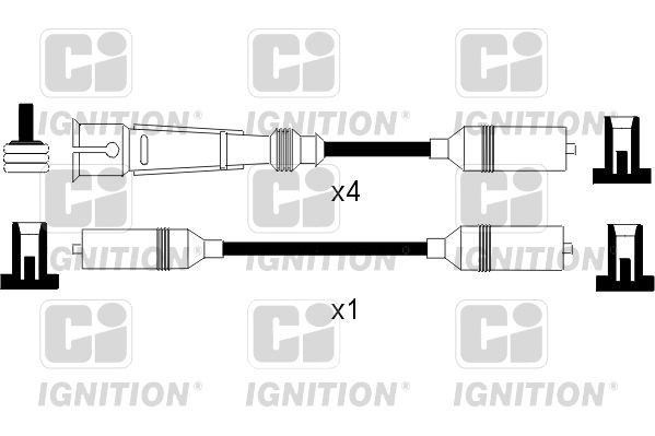 QUINTON HAZELL XC440 Ignition Cable Kit CI