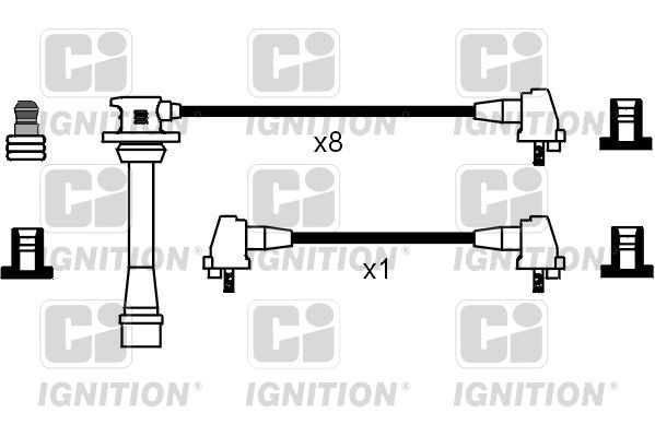 Lexus Ignition Cable Kit QUINTON HAZELL XC630 at a good price