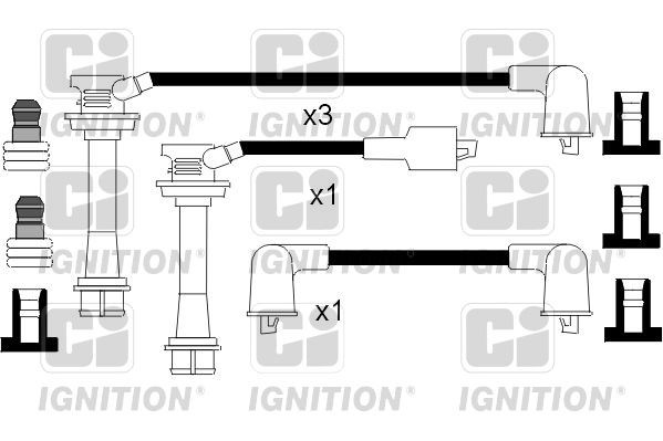 QUINTON HAZELL XC691 Ignition Cable Kit 9091921374