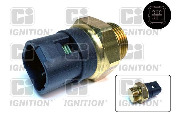 QUINTON HAZELL M22 x 1,5, CI Number of pins: 3-pin connector Radiator fan switch XEFS221 buy