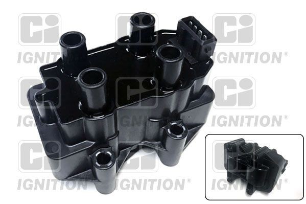 QUINTON HAZELL XIC8131 Ignition coil 4-pin connector, Connector Type M4, for vehicles without distributor