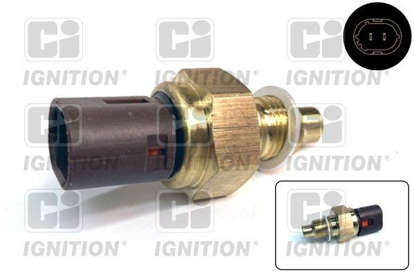 QUINTON HAZELL XTTS30 Sensor, coolant temperature CI, brown, with switch
