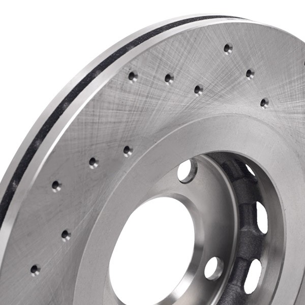 82B2140 Brake discs 82B2140 RIDEX Front Axle, 280x22mm, 4/5x100, Externally Vented, Perforated