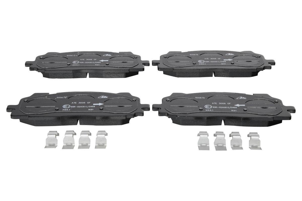 ATE Brake pad set, disc brake 605678 buy online