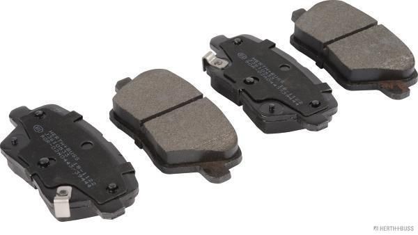 HERTH+BUSS JAKOPARTS with acoustic wear warning Height: 49mm, Width: 104,6mm, Thickness: 15,5mm Brake pads J3610533 buy