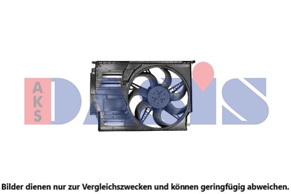 AKS DASIS Ø: 440 mm, 12V, 400W, with radiator fan shroud Cooling Fan 058114N buy