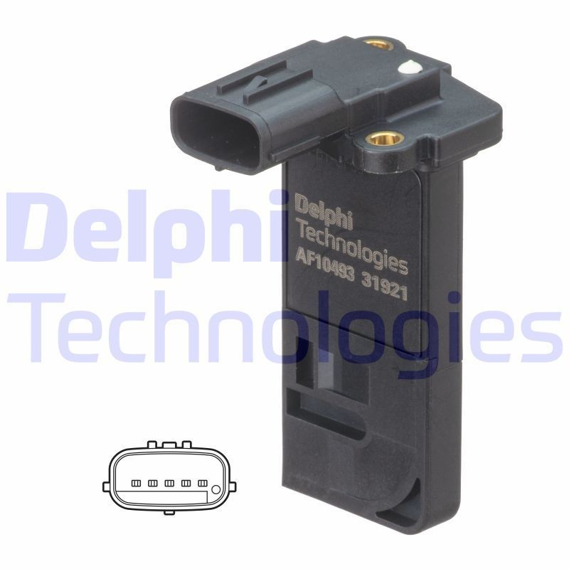 Great value for money - DELPHI Mass air flow sensor AF10493-12B1