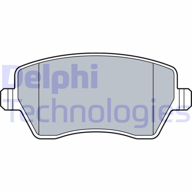 DELPHI LP3550 Brake pad set D1060-1HA0B-