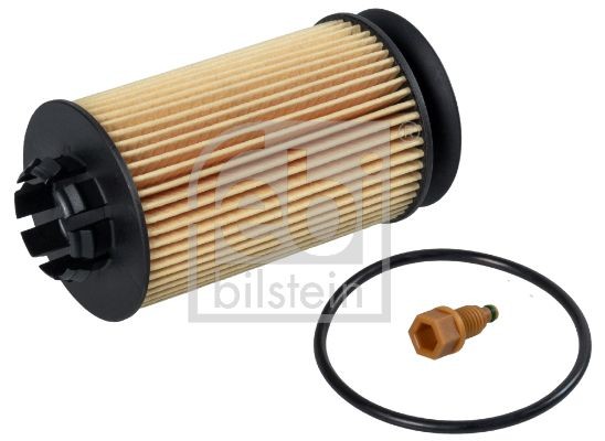 108861 FEBI BILSTEIN Oil filters CHEVROLET with seal, with attachment material, Filter Insert