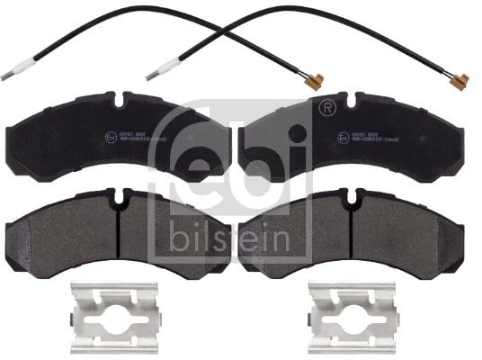 D1487-8687 FEBI BILSTEIN Front Axle, incl. wear warning contact Width: 66,6mm, Thickness 1: 20,4mm Brake pads 116255 buy