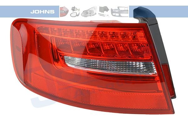 JOHNS 13 12 87-75 Rear light Left, Outer section, LED, without bulb holder