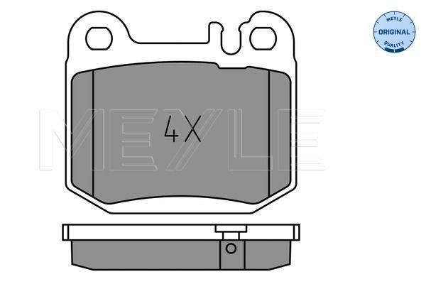 MEYLE Brake pad kit 025 231 5715 suitable for ML W163