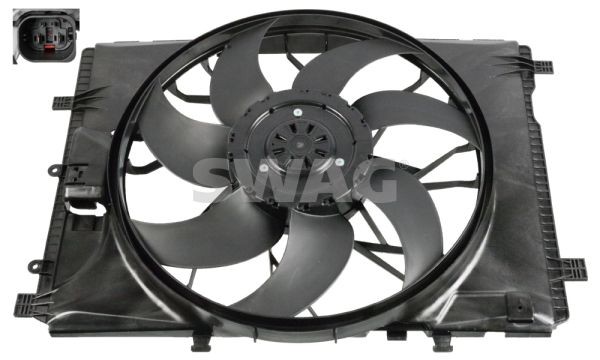 SWAG 10107458 Fan, radiator 204 500 0293