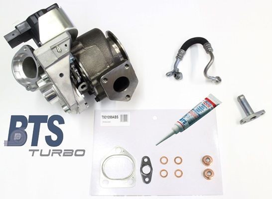 BTS TURBO Exhaust Turbocharger, with attachment material, with oil supply line, with oil drain line, with mounting manual Turbo T981042BL buy