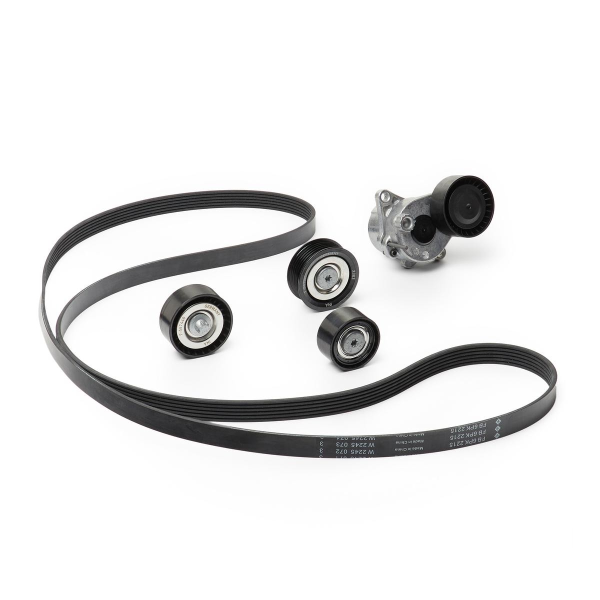 Poly v-belt kit INA Check alternator freewheel clutch & replace if necessary - 529 0361 10