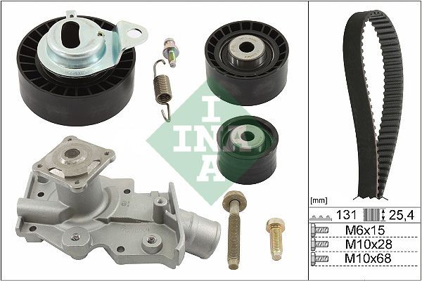 INA 530010230 Tensioner pulley F5RZ 6M250 A