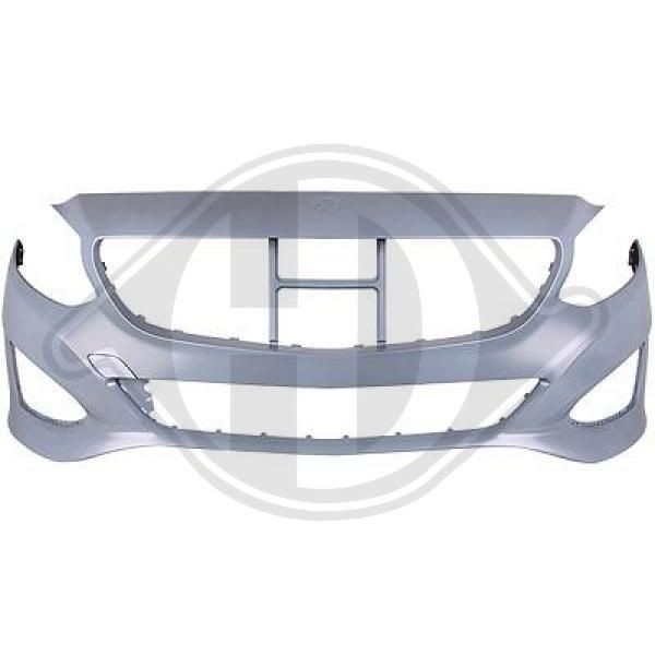 DIEDERICHS Front, for vehicles without parking distance control, primed Front bumper 1686150 buy