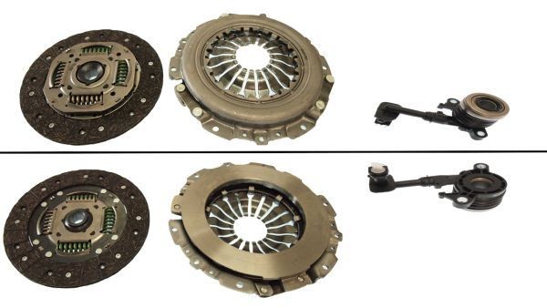 KAWE with clutch pressure plate, with central slave cylinder, with clutch disc, 215mm Ø: 215mm Clutch replacement kit 963052CSC buy