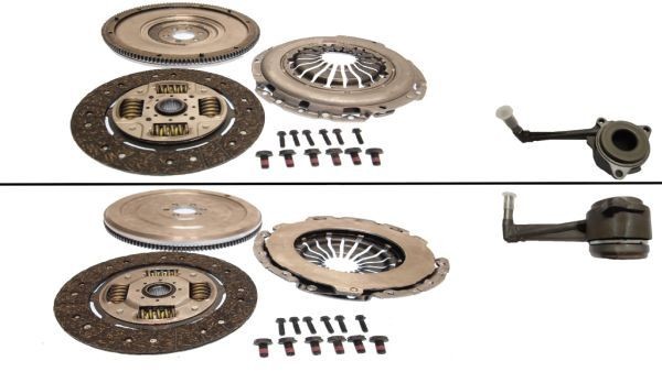 KAWE with clutch pressure plate, with central slave cylinder, with clutch disc, with flywheel, with bolts, 240mm Ø: 240mm Clutch replacement kit DMV217M-CSC buy