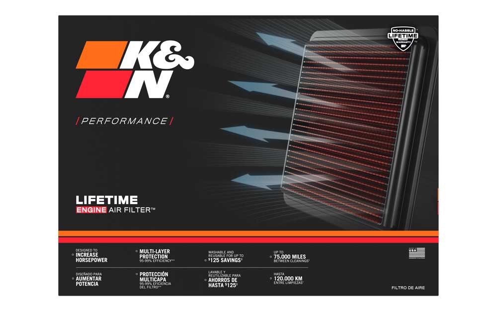 333135 Engine air filter K&N Filters 33-3135 review and test
