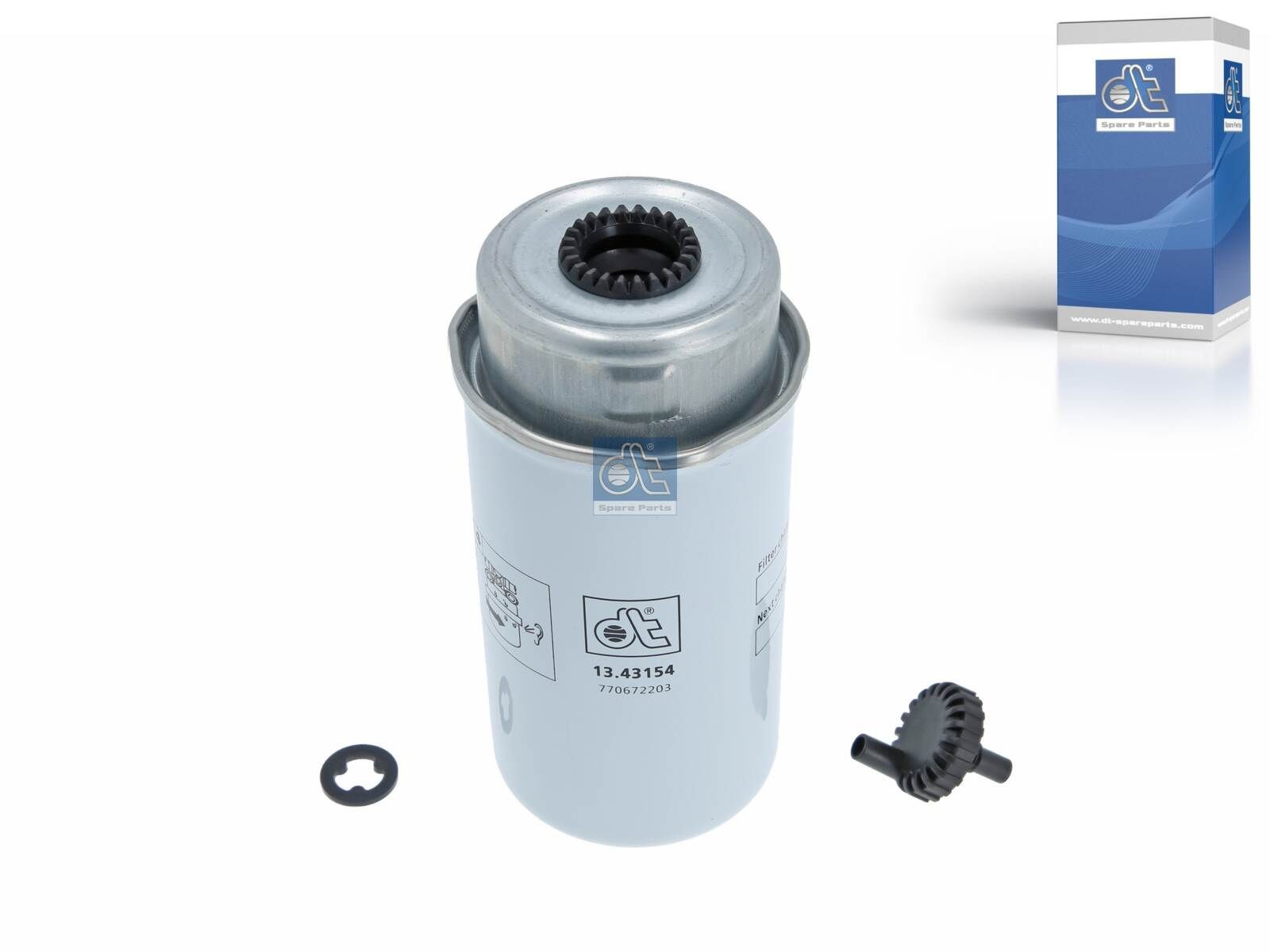 Ford TRANSIT Fuel filter 14940057 DT Spare Parts 13.43154 online buy