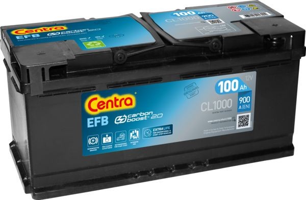 CENTRA CL1000 Batterie 12V 100Ah 850A B13 EFB-Batterie
