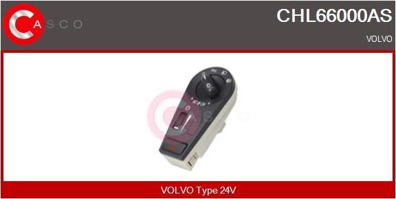 CASCO CHL66000AS VOLVO Switch, hazard light in original quality