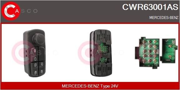 CWR63001AS CASCO Fensterheberschalter für MERCEDES-BENZ online bestellen