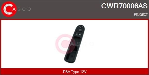 CWR70006AS CASCO Interrupteur de lève-vitre du côté conducteur pour PEUGEOT  207 ▷ AUTODOC prix et avis