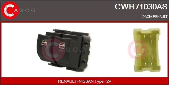 Original CWR71030AS CASCO Power window switch RENAULT