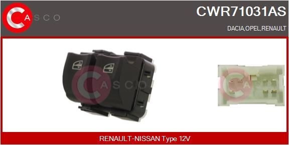 CASCO CWR71031AS Window switch RENAULT ZOE price
