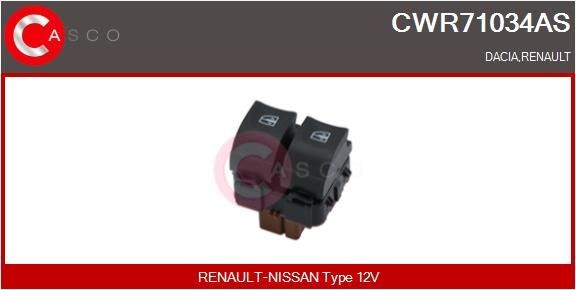 Original CWR71034AS CASCO Electric window switch RENAULT