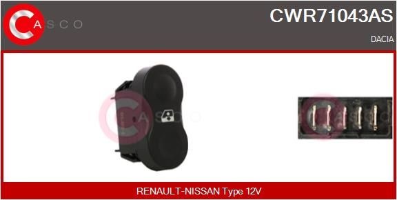 CASCO Driver side Switch, window regulator CWR71043AS buy