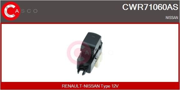 CASCO CWR71060AS NISSAN Window winder switch in original quality