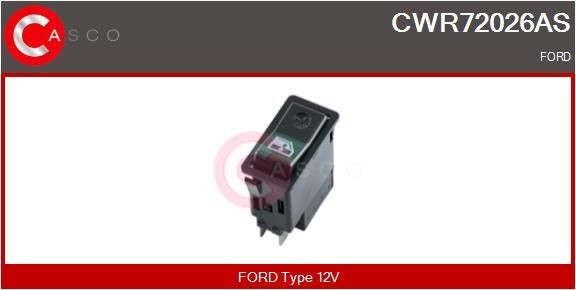 CASCO CWR72026AS Fensterheberschalter für FORD Cargo LKW in Original Qualität