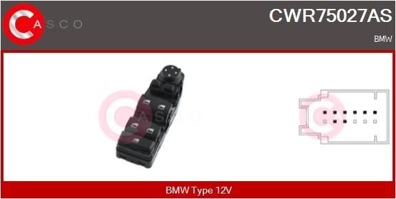 CASCO CWR75027AS Window switch BMW F48 sDrive 18 i 136 hp Petrol 2022 price