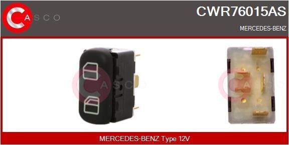 CASCO CWR76015AS Window switch MERCEDES-BENZ Sprinter 4-T Van (W904) 410 D 2.9 4x4 102 hp Diesel 2006 price