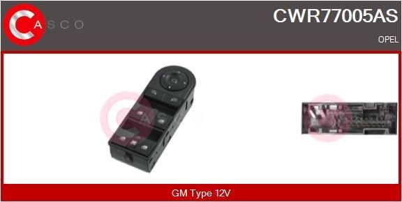 CASCO Driver side Switch, window regulator CWR77005AS buy