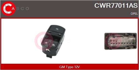 Opel CORSA Window switch CASCO CWR77011AS cheap