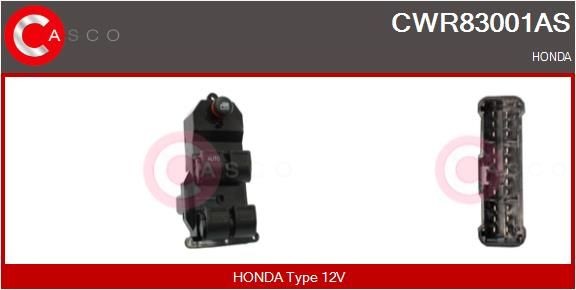 CASCO CWR83001AS Window switch Honda CR-V Mk2 2.0 150 hp Petrol 2007 price