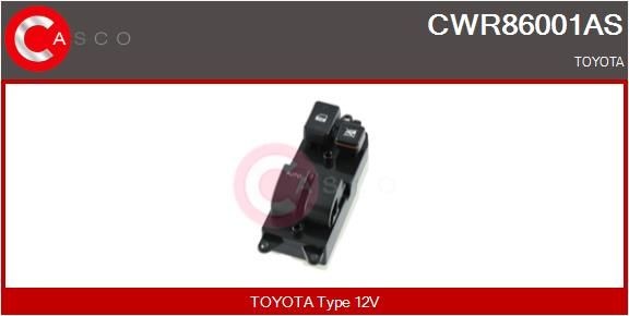 Toyota VERSO S Window switch CASCO CWR86001AS cheap