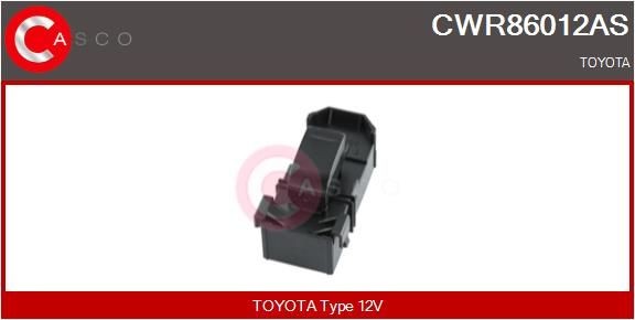 Toyota VERSO S Window switch CASCO CWR86012AS cheap