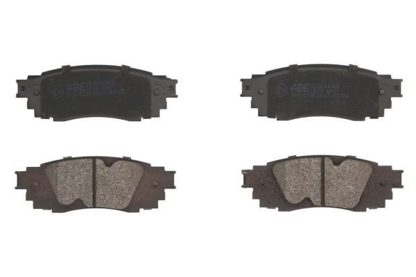 ABE C22044ABE Brake pad set Rear Axle, not prepared for wear indicator, with accessories